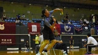 【バドミントン部女子】三嶋が惜しくも準々決勝敗退