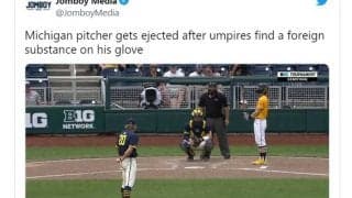 不正投球バレて退場　米大学ピッチャーの“犯行の瞬間”を米報道「隠そうともしない」