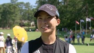 渋野日向子が全米女子OPへ「大事なメジャーなので頑張りたい」