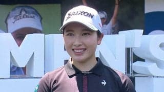 前週国内ツアーVの小祝さくら、全米女子OPは「まずは予選通過を目指して」