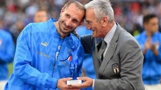 「このジャージを夢見ていた」イタリア代表でのラストマッチを終えたキエッリーニ、W杯2大会連続逃したチームに「困難な時期が続くと思う」