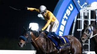 【北海道スプリントC】落合「プレッシャー感じていた」ダンシングプリンスが逃げ切りV