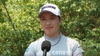 小祝さくら「初日にしてはまぁまぁのゴルフができた」　暑さも大丈夫で18位発進