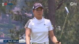 【動画】渋野日向子は5オーバー125位　出だしの2ホールで苦戦　全米女子オープン初日