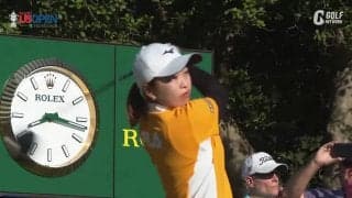 【動画】西郷真央が日本勢トップの1アンダー18位　全米女子オープン初日