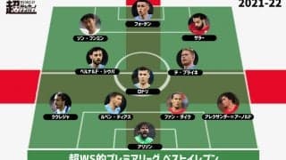 【2021-22プレミアリーグベストイレブン】シティから最多5人、リバプールから4人選出