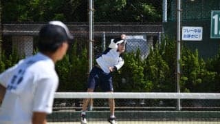 【ソフトテニス部男子】男子ダブルス１日目、好調な滑り出し