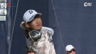 【動画】アマ馬場咲希、日本勢唯一のアンダーパーでプレー　3日目ハイライト