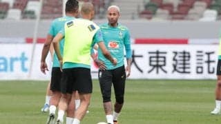 ネイマールも元気な姿！ ブラジル代表が日本代表戦を前にトレーニング