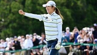 稲見萌寧、今季初優勝の裏で演じた超美技　“目玉バンカー”から「全能力を使った感じ」