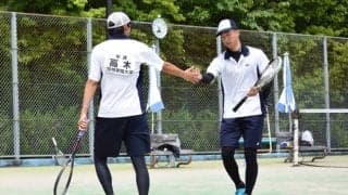 【ソフトテニス部男子】関西ダブルス、高木・田中ペアが優勝！