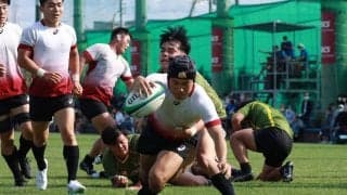 セットプレーを安定させ、44点差で大東大Ｂを下す