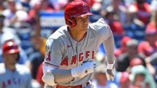 大谷翔平にフィリーズ守備陣が取った作戦　米実況席も思わず吹き出す「かなり極端だ」