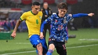 日本代表FW、ネイマール相手に「爪痕残した」シーンに英紙注目「スターを悶絶させた」