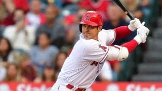 【MLB】大谷翔平、3試合連続安打も…不運なアウトに苦笑い　初回からしぶとく右前打
