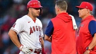 【MLB】負傷交代のトラウトは「少し痛みがある」　13連敗のエンゼルス、主砲にも不安材料？