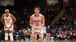 町田瑠唯、初のフリースローで2得点3アシスト…ミスティックスが3試合ぶりの白星