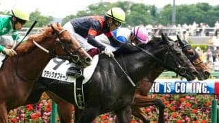 【新馬/東京6R】サトノクラウン産駒 クラックオブドーンがデビューV