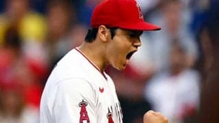 【MLB】大谷翔平の“今季最速”は「えげつない」　うなる剛球と雄叫び連発が「かっこよすぎ」