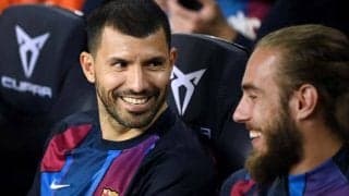 決定力は衰えず！現役引退のアグエロが草サッカーでプレー 体型はほんのり“パワーアップ ”