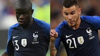 カンテとリュカがフランス代表を離脱、クロアチア戦を欠場へ