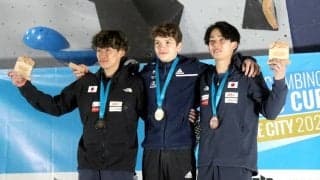 緒方、川又、野中がメダル獲得　日本男女3人が表彰台【ボルダリングW杯2022第3戦 ソルトレイクシティ大会】
