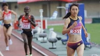 田中希実、異次元の2冠！　800m2位→75分後5000m圧勝「800m走っても走ってなくても自分は同じ」【陸上日本選手権】