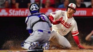 【MLB】大谷翔平、スタメン外も「問題ない」　前日捕手と交錯も…トレーナー「彼は大丈夫」