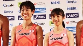 「凄くかっこいい。サラサラ」　“史上最軽量51g”新ユニホーム、陸上日本代表が感激