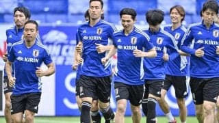 日本代表、チュニジア代表戦｢スタメン発表｣!!遠藤航が4試合連続のスタメン、冨安健洋はベンチスタート…6月最終戦に森保一監督が送り出す｢11人のメンバー｣
