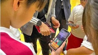 【Dリーグ】CyberAgent Legit  TAKUMIが釜石市の小学校でAIダンスレッスン