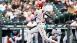 【MLB】大谷翔平、2試合ぶりマルチ　右前打＆技あり左前打、自己最長タイ11戦連続安打