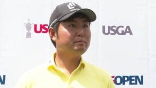 杉山知靖は4オーバー102位　「喜んでもらえるように明日また頑張りたい」