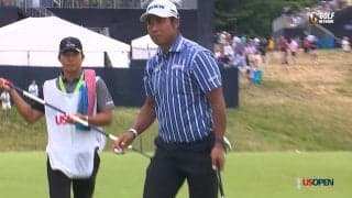 【動画】松山英樹、最終ホールはバーディで締めて26位　全米OP初日ハイライト