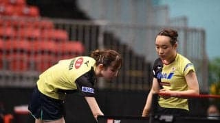 世界2位のみまひな まず初戦を快勝！国際ペアにストレート勝ち【WTTコンテンダーザグレブ】