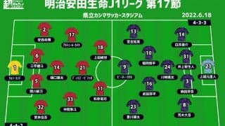 【J1注目プレビュー|第17節:鹿島vs京都】互いに仕切り直したい一戦、前半戦ラストを白星で飾るのは