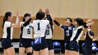 【バレーボール部女子】関関戦敗北も格上相手に善戦