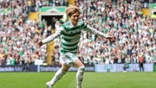 日本代表FW古橋亨梧の「圧巻ワンタッチループ」!セルティックの「シーズンベストゴール」に選出された「衝撃の一撃」