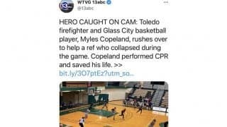 米バスケ審判が心臓発作　騒然とした会場、咄嗟に助けた選手に称賛の声「英雄の働き」