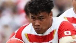 127キロの怪物タタフ、メガトン級の突進力で日本代表昇格をもぎ取る。パワーの源は「ギフトです」