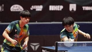 世界卓球銅メダルペアの宇田・戸上、韓国に敗れ優勝ならず【卓球 WTTザグレブ】