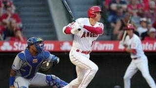 【MLB】大谷翔平、激走で4試合ぶり安打　2打数1安打2四球で打率.252、エ軍は連勝3でストップ