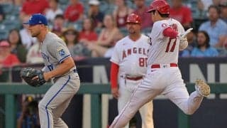 【MLB】大谷翔平の内野安打は「秒速9メートル」　快足を地元局称賛「ストライドが軽やか」