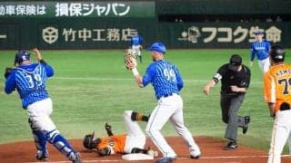 巨人・吉川、まさかの“珍アウト”にがっくり　一瞬の“色気”で暗転…本拠地どよめき