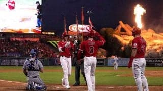 【MLB】大谷翔平の179キロ弾に「いってらっしゃ～い」　実況も日本語で祝福の豪快3ラン