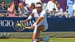ナダル、芝初戦でワウリンカに快勝、安定したプレーで左足の問題を感じさせず