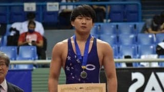 阿部が「目標に掲げていた」明治杯で準優勝！-明治杯令和４年度全日本選抜レスリング選手権大会