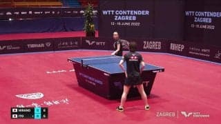 平野美宇 vs 伊藤美誠｜WTTコンテンダーザグレブ2022 女子シングルス決勝