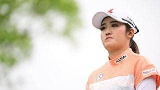 稲見萌寧、記憶に「ない」ダボ2つも2位キープ　強風に「立つのでいっぱいいっぱい」