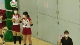 サーブで連続得点　快勝し次週に向けて弾みをつける